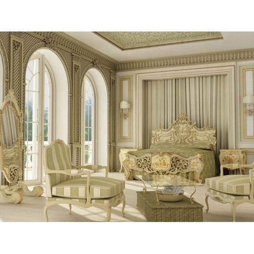 Thiết kế nội thất phòng ngủ phong cách châu âu cổ điển